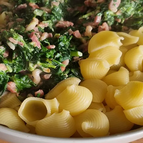 Spinazie pasta